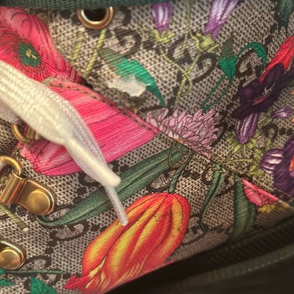 ❌SOLD❌GUCCI
GG Supreme Monogram Flora Lace Up Combat Ankle Boots 37 - Picture 9 of 12